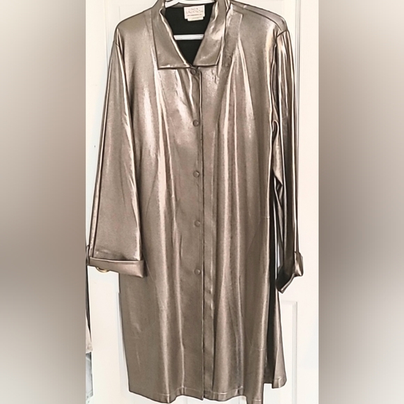 Linda Lundstrom Metallic Coat - Picture 1 of 6
